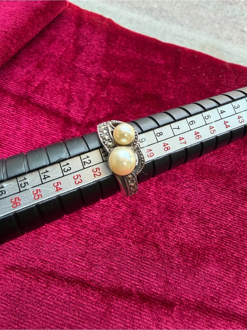 925 Sterling Silver Pearl Ring
